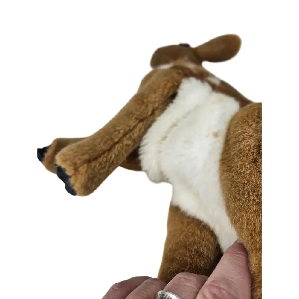 Folkmanis Baby Deer Fawn Hand Puppet Plush 13 in Furry Forest Animal Cute